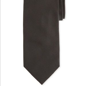 Brioni Solid Textured Silk Tie